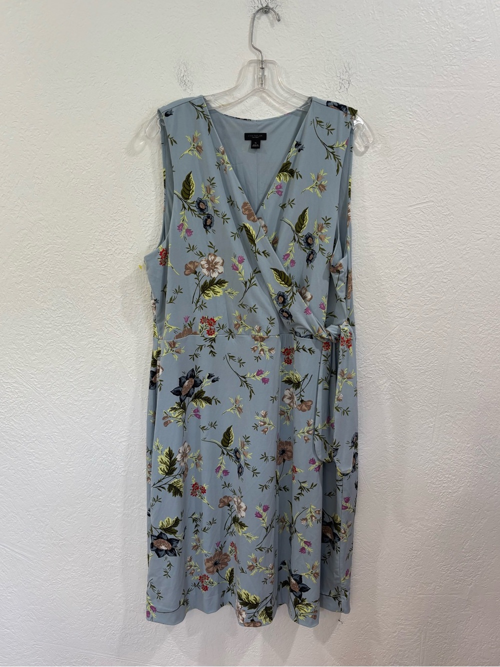 Ann Taylor Floral Faux Wrap Dress